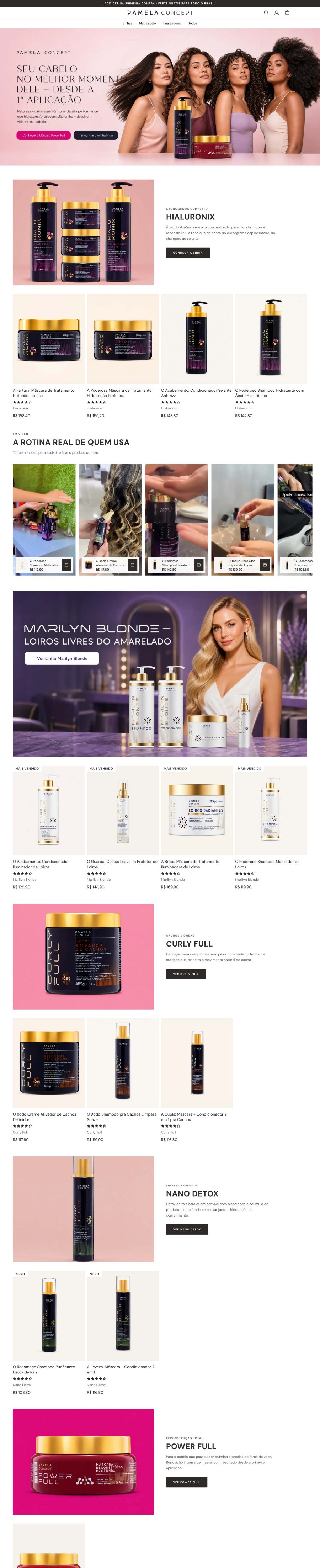 Loja da Pamela Concept antes
